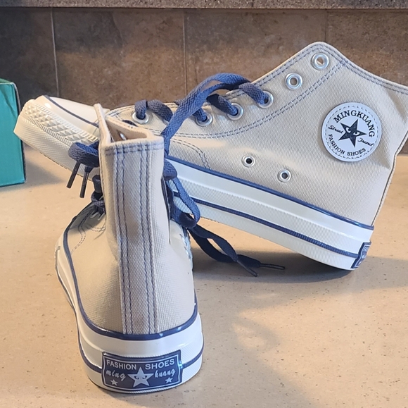 MINGKUANG STREET TREND HIGH-TOP SNEAKERS SIZE 7 - Picture 4 of 8